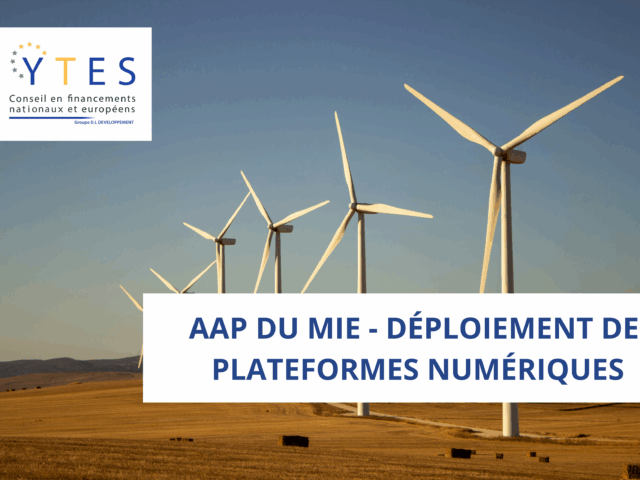 AAP du MIE – Déploiement de plateformes numériques
