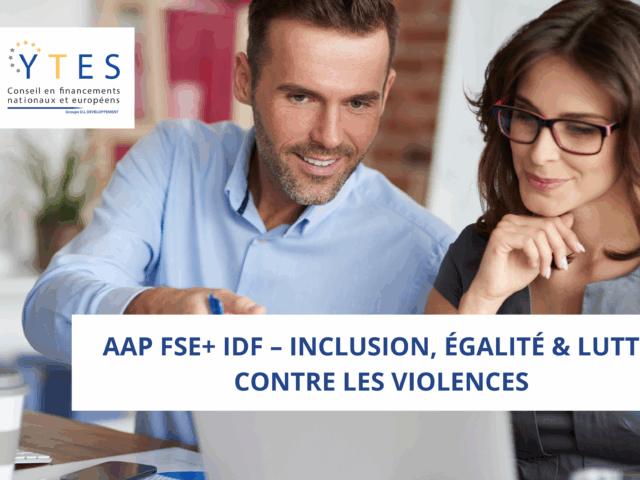 AAP FSE+ IDF – Inclusion, égalité & lutte contre les violences