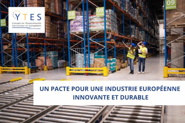 Un pacte pour une industrie européenne innovante et durable