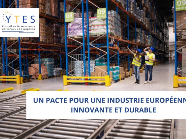 Un pacte pour une industrie européenne innovante et durable