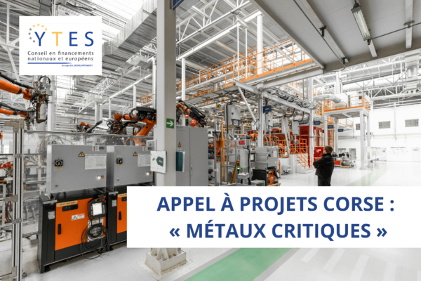 Appel à projets Corse : « Métaux critiques »